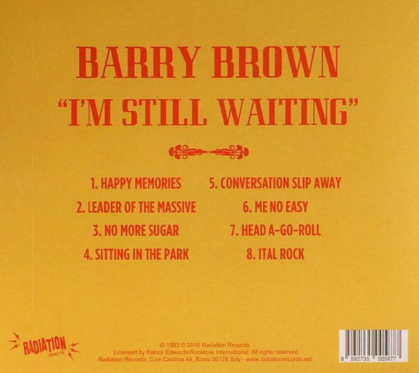 Barry Brown : I'm Still Waiting (CD, Album, RE)