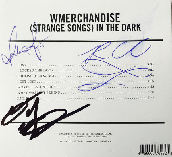 Merchandise (2) : (Strange Songs) In The Dark (CD, Album, Dig)