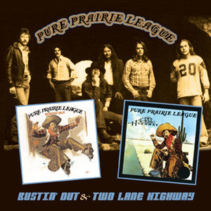 Pure Prairie League : Bustin' Out & Two Lane Highway (CD, Album, Comp, RE)