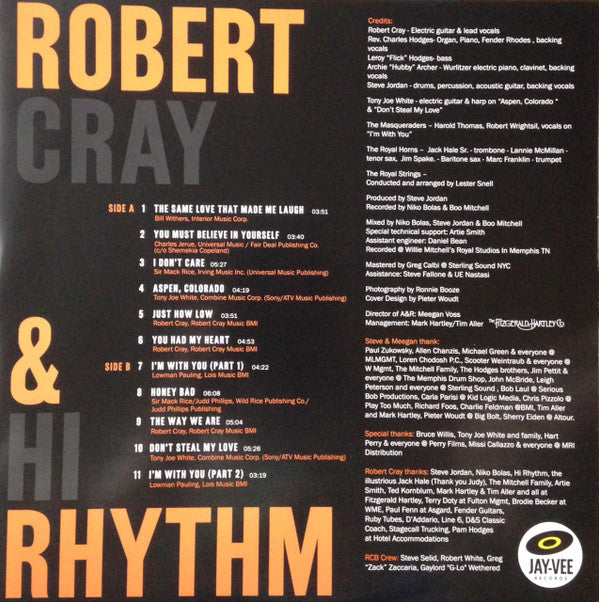 Robert Cray & Hi Rhythm : Robert Cray & Hi Rhythm (LP, Album)