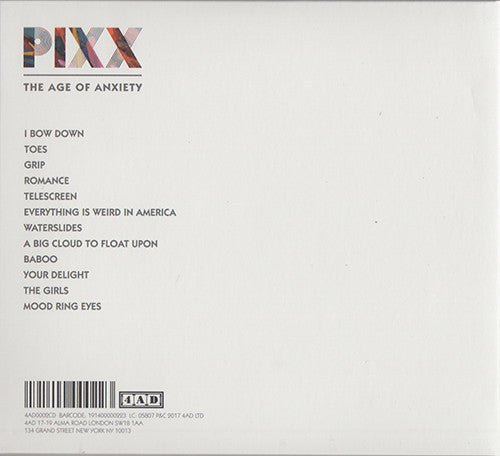 Pixx (2) : The Age Of Anxiety (CD, Album)