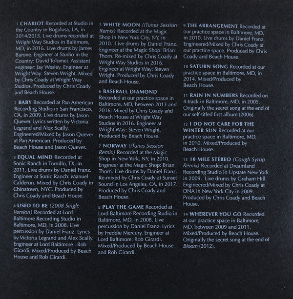 Beach House : B-Sides And Rarities (CD, Comp)