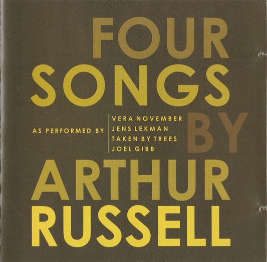 Various : Four Songs By Arthur Russell (CD, Maxi)