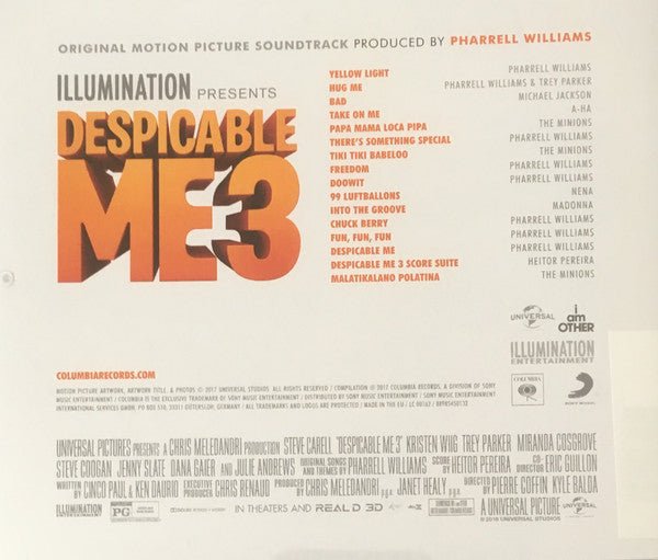 Various : Despicable Me 3: Original Motion Picture Soundtrack (CD)