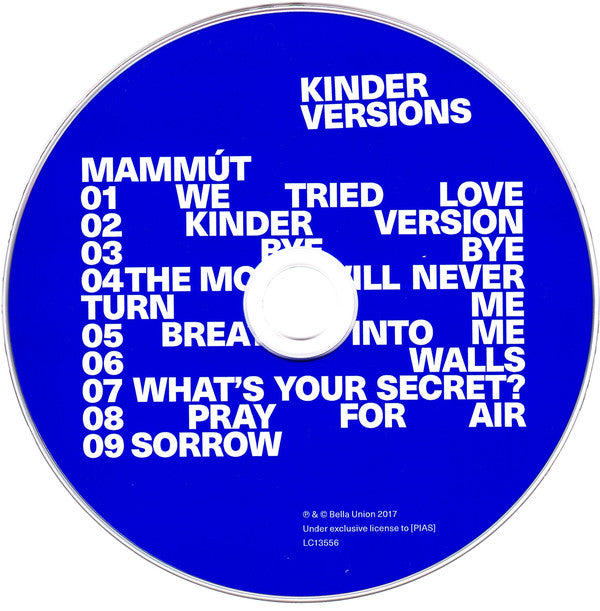 Mammút : Kinder Versions (CD, Album)