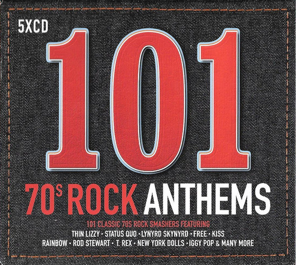 Various : 101 70s Rock Anthems (5xCD, Comp)