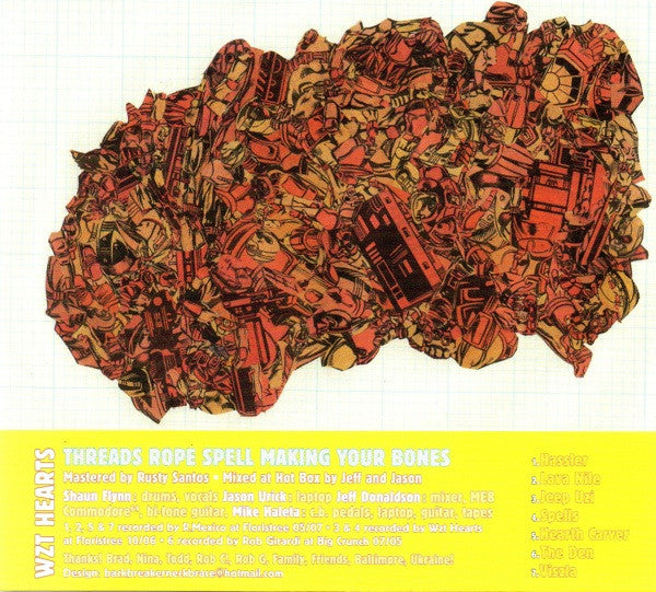 Wzt Hearts : Threads Rope Spell Making Your Bones (CD, Album)