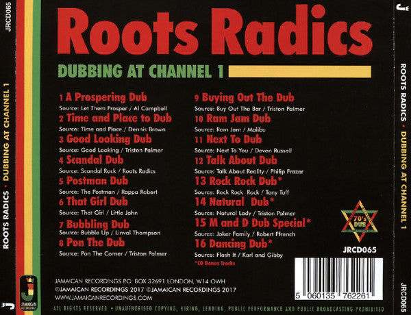 Roots Radics* : Dubbing At Channel 1 (CD, Comp)