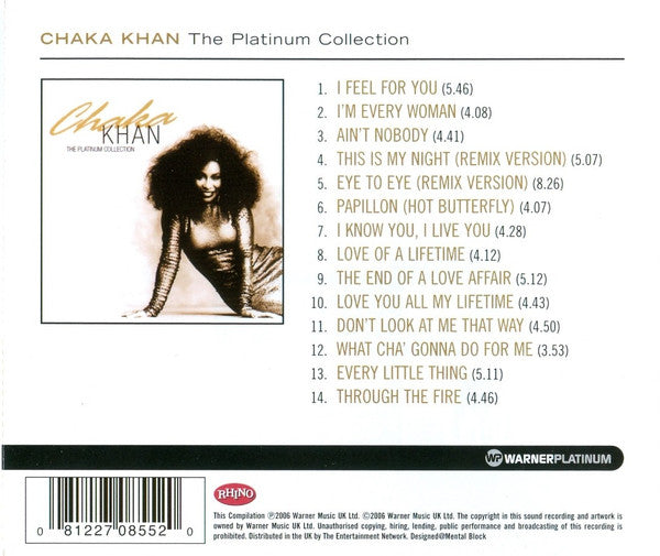 Chaka Khan : The Platinum Collection (CD, Comp, RM)