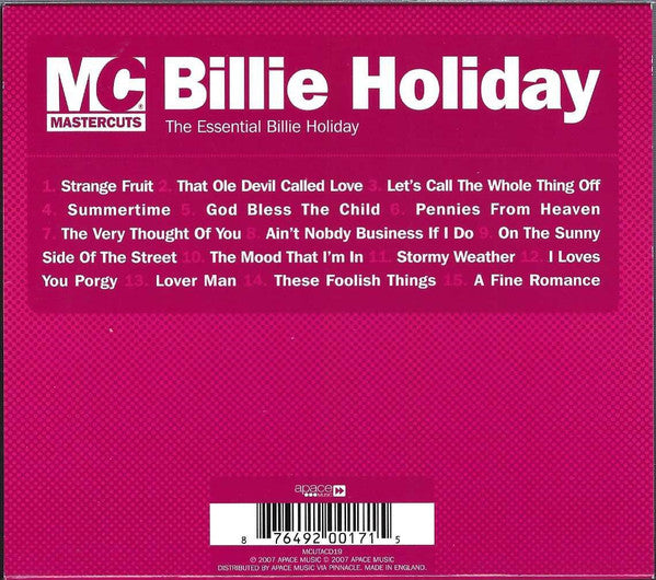 Billie Holiday : Mastercuts The Essential Billie Holiday (CD, Comp)