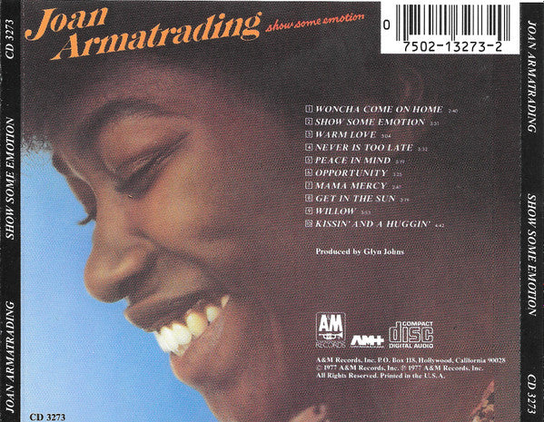 Joan Armatrading : Show Some Emotion (CD, Album, RE)