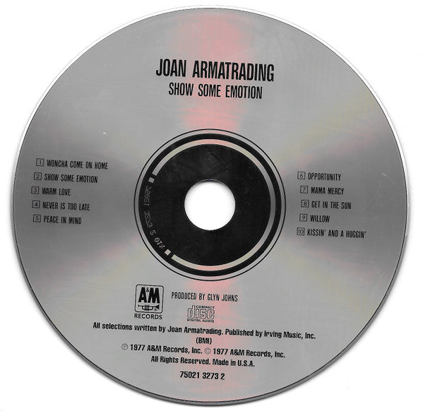 Joan Armatrading : Show Some Emotion (CD, Album, RE)