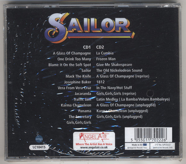 Sailor : Glass Of Champagne: Live (2xCD)