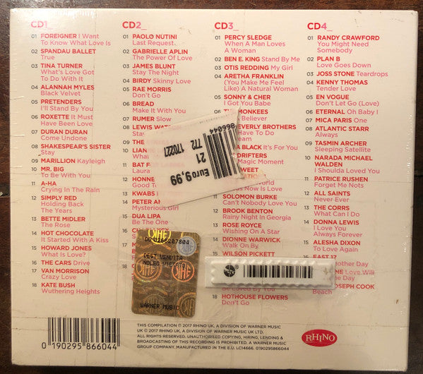 Various : Love Songs The Collection (4xCD, Comp)