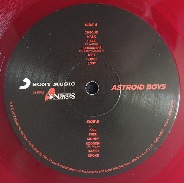 Astroid Boys : Broke (LP, Album, Red)