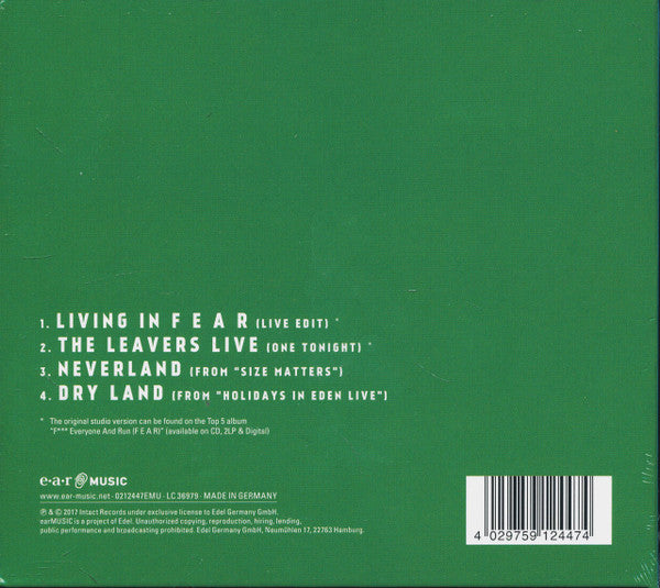 Marillion : Living In F E A R (CD, Single, Ltd)