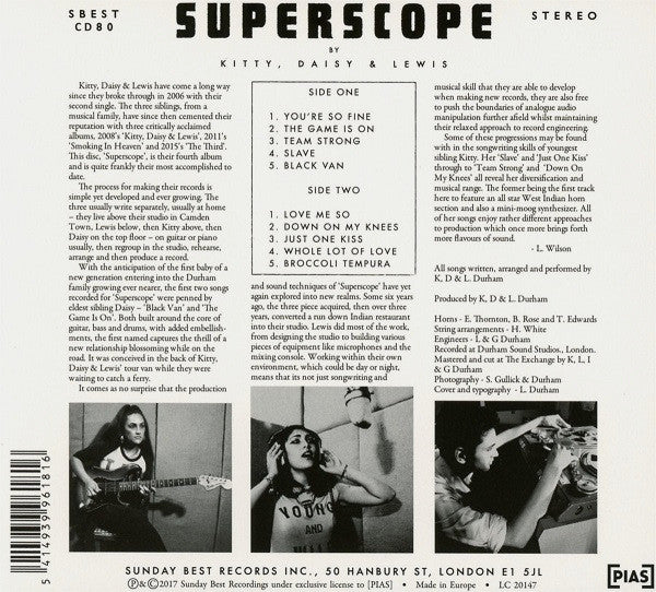 Kitty, Daisy & Lewis : Superscope (CD, Album, Dig)