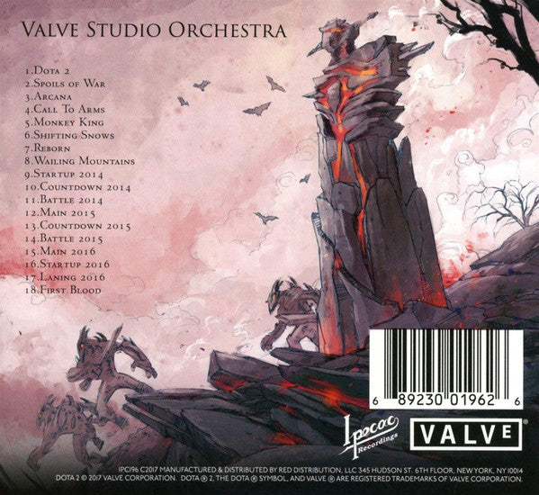 Valve Studio Orchestra : The Dota 2 Official Soundtrack (CD, Album)