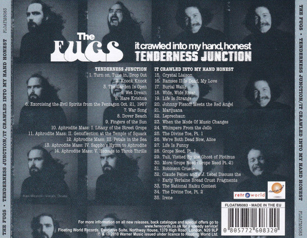 The Fugs : Tenderness Junction / It Crawled Into My Hand Honest (CD, Comp, RM)