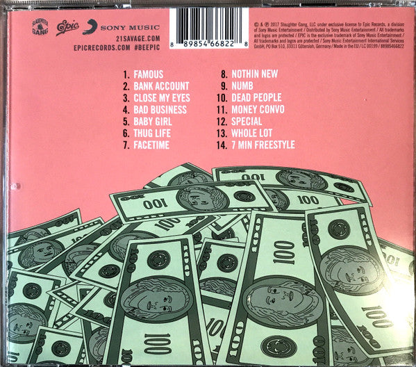 21 Savage : Issa Album (CD, Album)