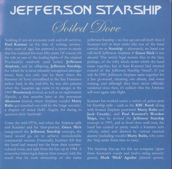 Jefferson Starship : Soiled Dove (CD, Album + DVD-V, PAL)