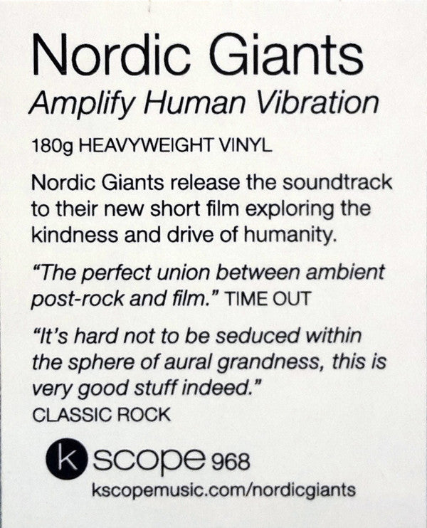 Nordic Giants : Amplify Human Vibration (LP, Album, 180)