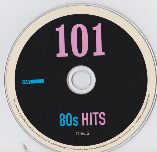 Various : 101 80s Hits (101 Chart Smashers From The 80s) (5xCD, Comp)