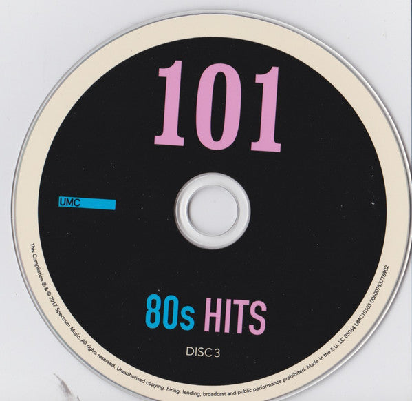 Various : 101 80s Hits (101 Chart Smashers From The 80s) (5xCD, Comp)