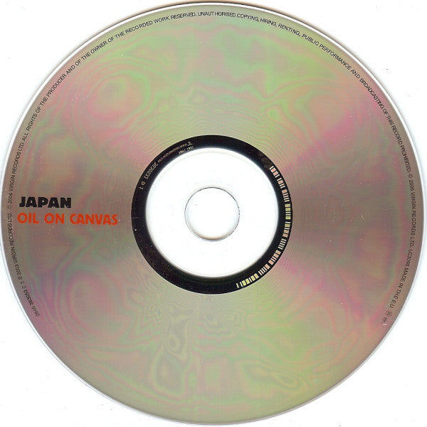 Japan : Oil On Canvas (CD, Album, RE, RM, Med)