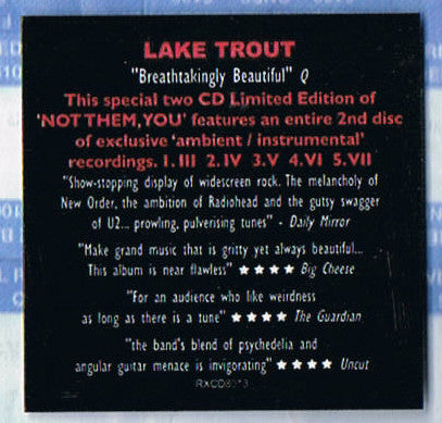 Lake Trout : Not Them, You (2xCD, Album, Ltd)