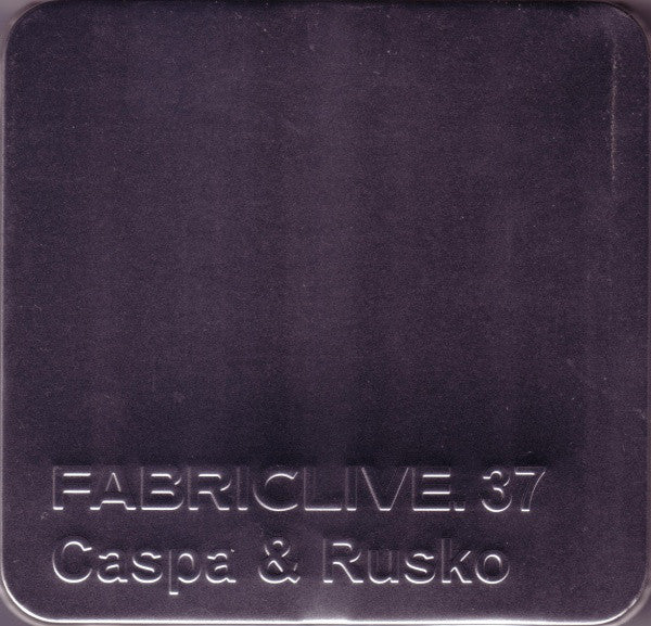 Caspa (3) & Rusko : FabricLive. 37 (CD, Mixed)