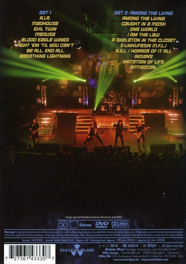 Anthrax : Kings Among Scotland (2xDVD-V, NTSC)