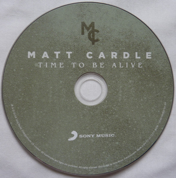 Matt Cardle : Time To Be Alive (CD, Album)