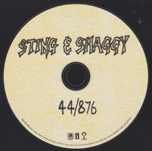 Sting & Shaggy : 44/876 (CD, Album, Dig)