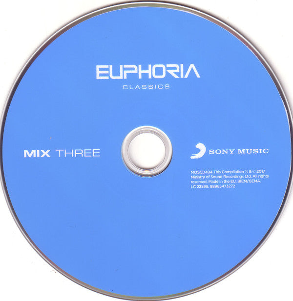 Various : Euphoria Classics (3xCD, Mixed)