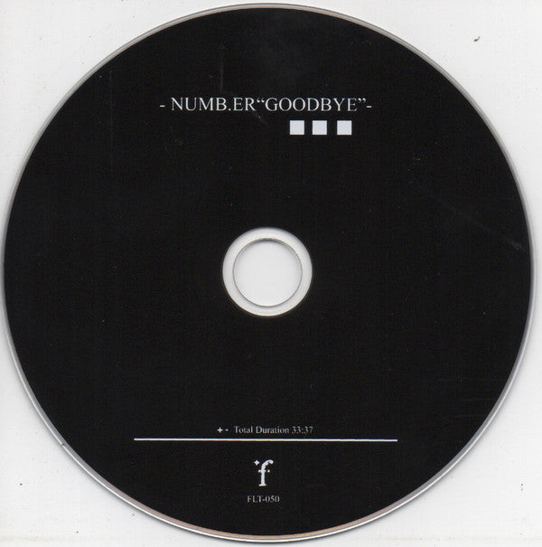 Numb.er : Goodbye (CD, Album)