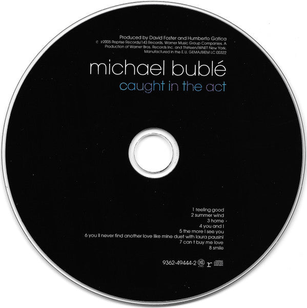 Michael Bublé : Caught In The Act (CD, Album + DVD-V, Album, PAL)