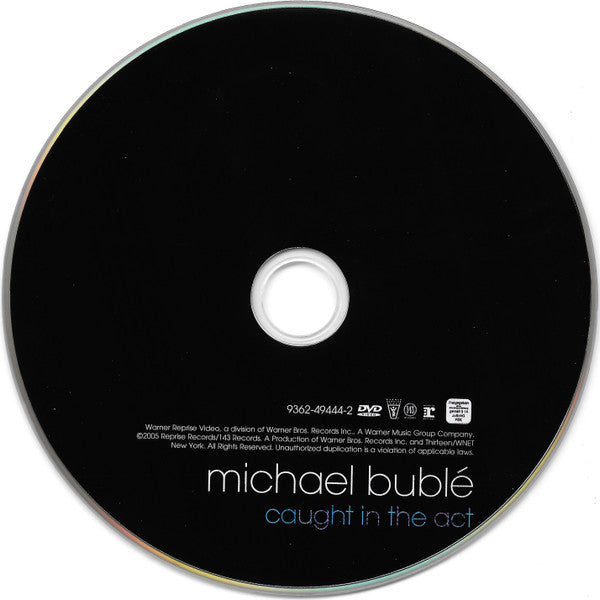 Michael Bublé : Caught In The Act (CD, Album + DVD-V, Album, PAL)