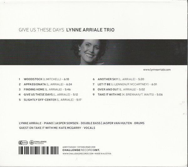 Lynne Arriale Trio*, Jasper Somsen & Jasper Van Hulten Special Guest Kate McGarry : Give Us These Days (CD, Album)