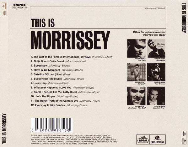 Morrissey : This Is Morrissey (CD, Comp)