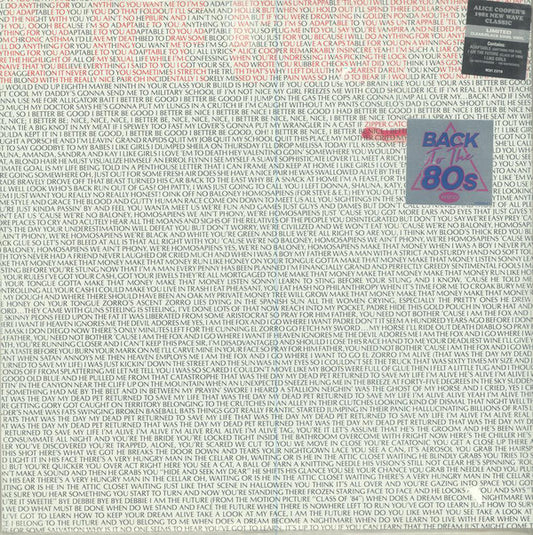 Alice Cooper (2) : Zipper Catches Skin (LP, Album, Ltd, RE, Cle)