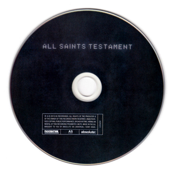 All Saints : Testament (CD, Album)