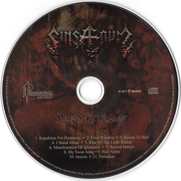 Sinsaenum : Repulsion For Humanity (CD, Album, Dig)