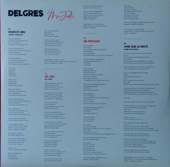 Delgres : Mo Jodi (LP + LP, S/Sided)