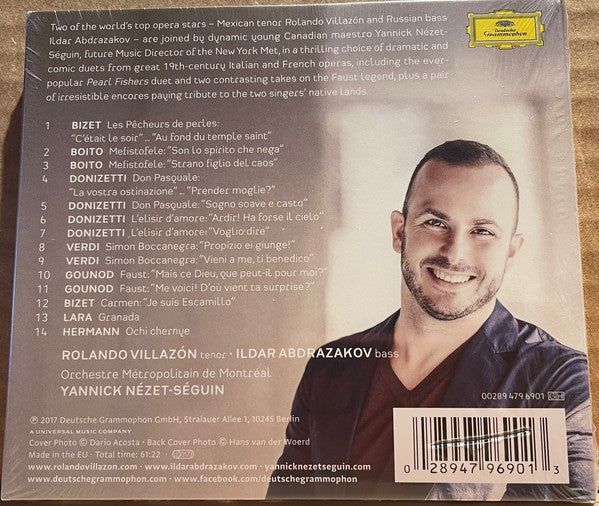 Rolando Villazón, Ildar Abdrazakov, Yannick Nézet-Séguin, Orchestre Métropolitain du Grand Montréal : Duets (CD, Album)