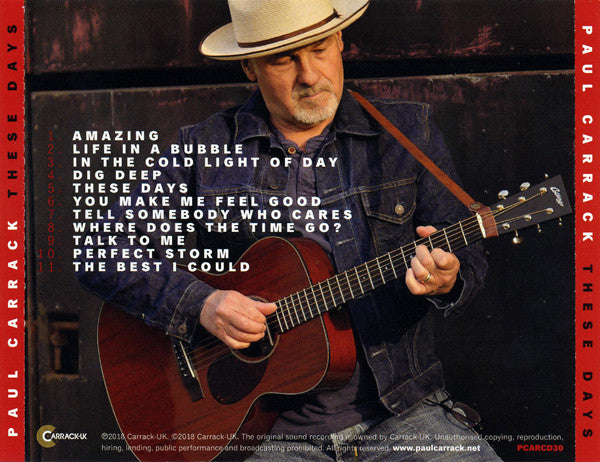 Paul Carrack : These Days (CD, Album)