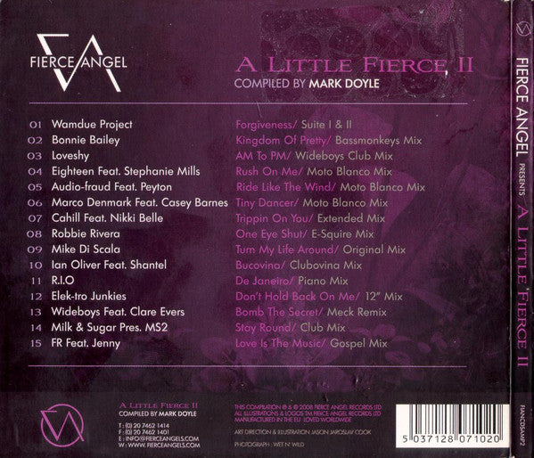 Various : A Little Fierce II (CD, Comp, Ltd, Mixed, Smplr)