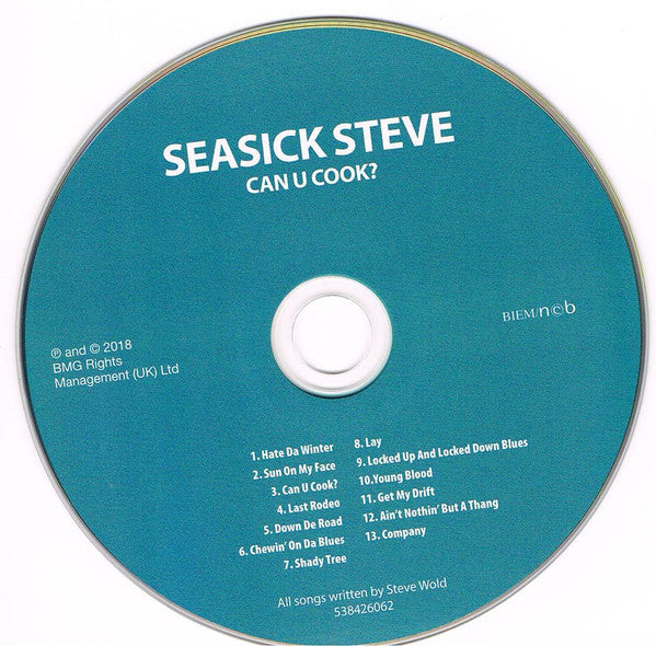 Seasick Steve : Can U Cook? (CD, Album)