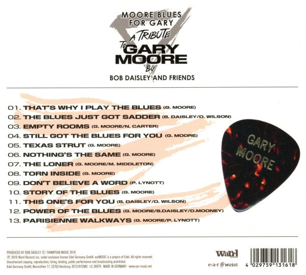 Bob Daisley : Moore Blues For Gary (A Tribute To Gary Moore) (CD, Album, Dig)