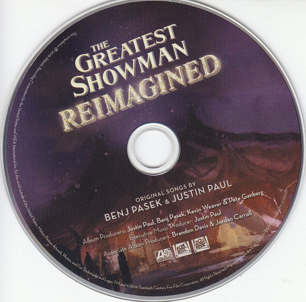 Various : The Greatest Showman Reimagined (CD, Album)